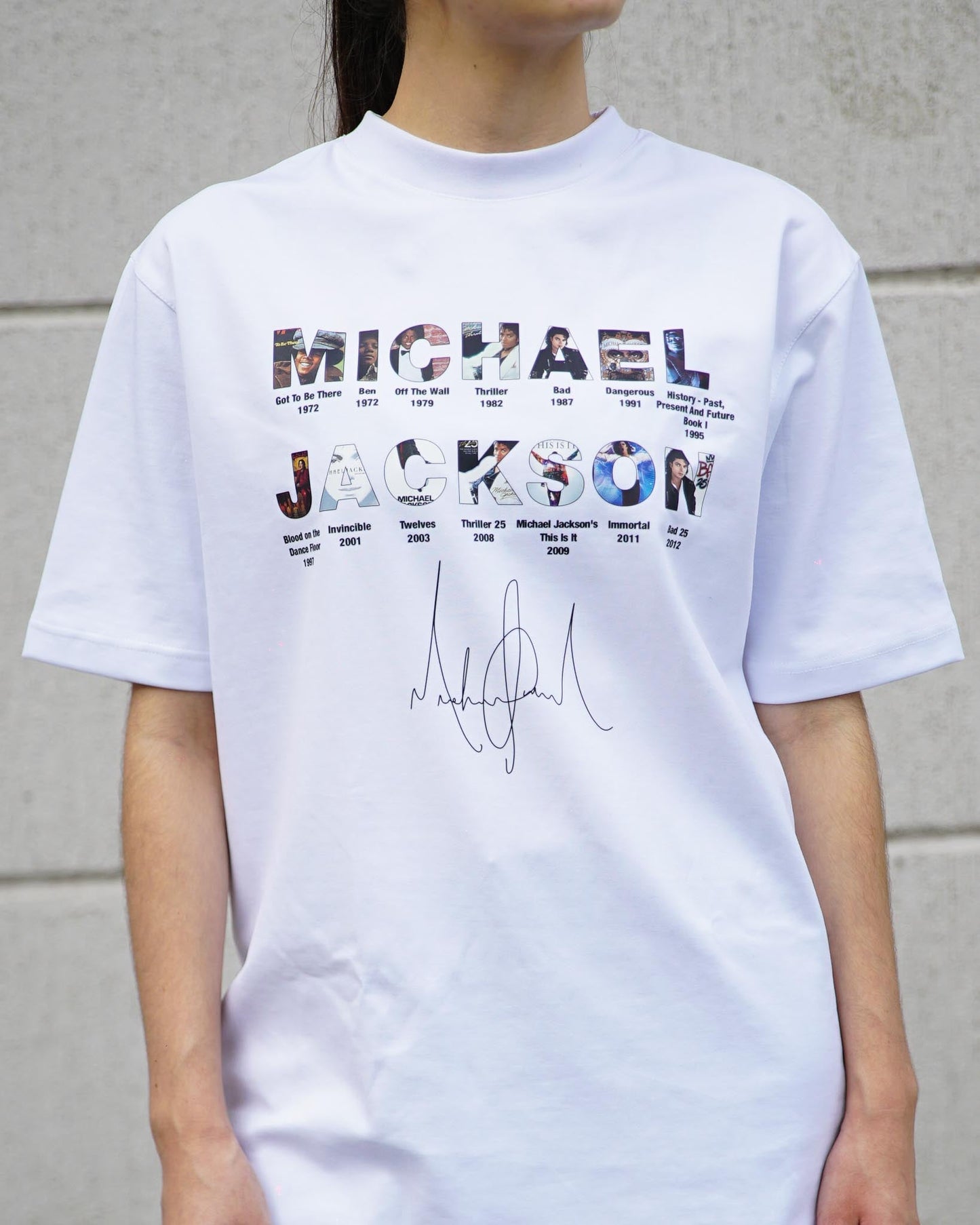 MJ Edit Unisex White Classic Tee